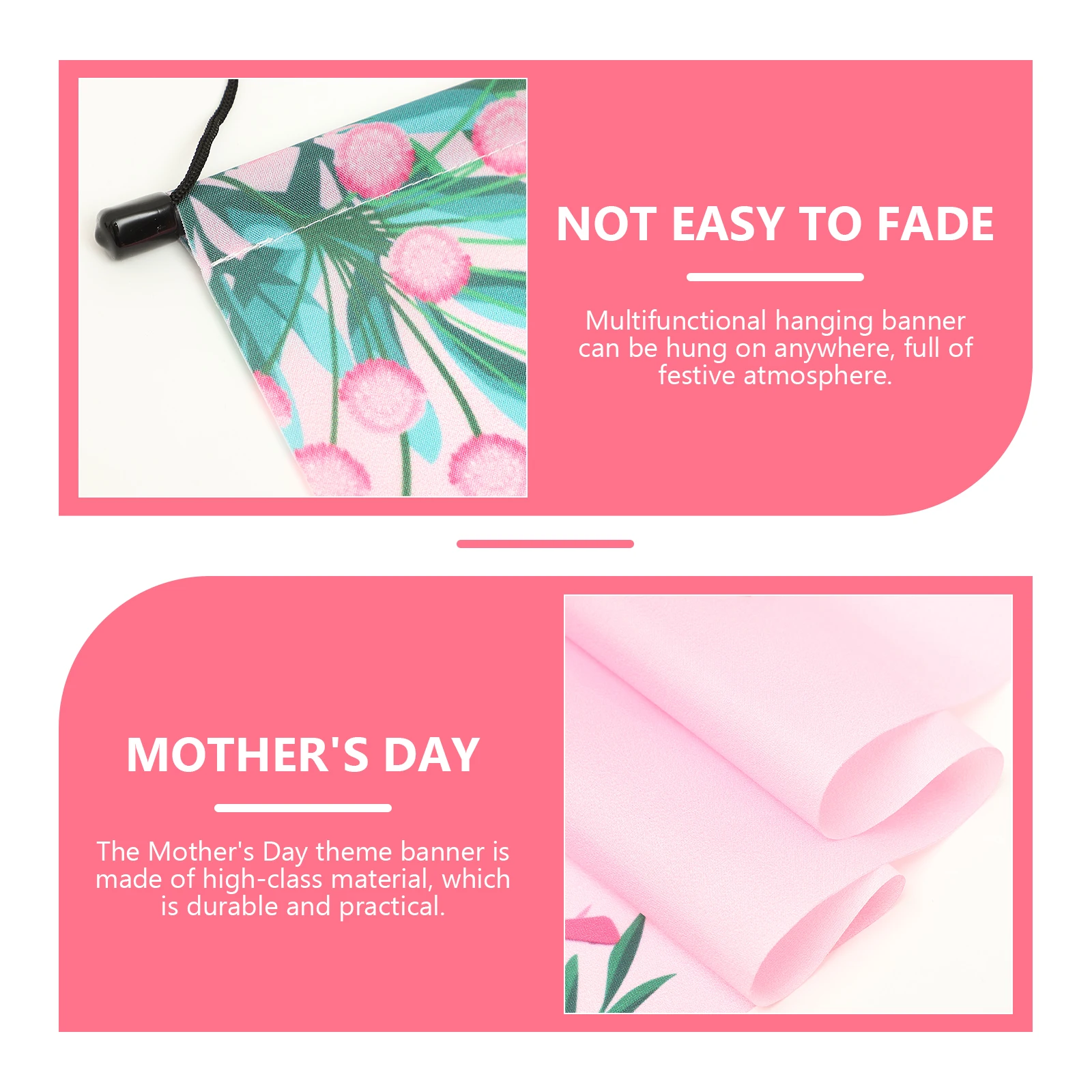 1 Pair Happy Mother'S Day Theme Banner Polyester Front Door Hanging Sign Wall Decor Party Layout Prop For Home School
1 Pair Happy Mother'S Day Theme Banner Polyester Front Door Hanging Sign Wall Decor Party Layout Prop For Home School