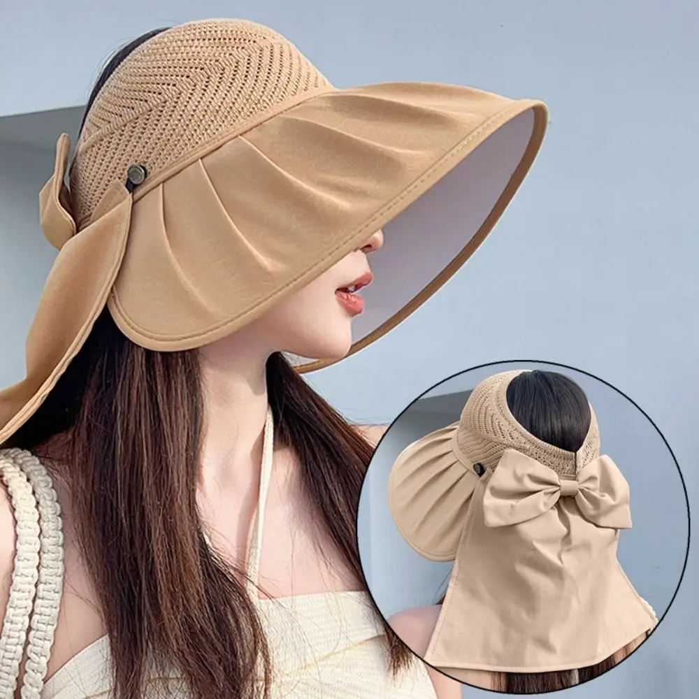 With Removable Shawl Fisherman Hat Wide Brim UV Protection Summer Sun Hat Empty Top Casual Outdoor Visor Hat Travel Beach
With Removable Shawl Fisherman Hat Wide Brim UV Protection Summer Sun Hat Empty Top Casual Outdoor Visor Hat Travel Beach