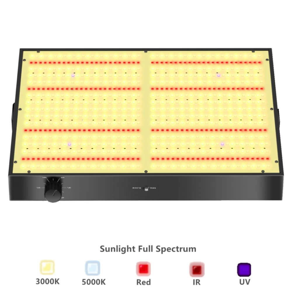 Samsung Full spectrum Led Grow Light 300W QBS built with 812pcs Samsung Lm281b+ leds high power cooler with 26DB fans
Samsung Full spectrum Led Grow Light 300W QBS built with 812pcs Samsung Lm281b+ leds high power cooler with 26DB fans