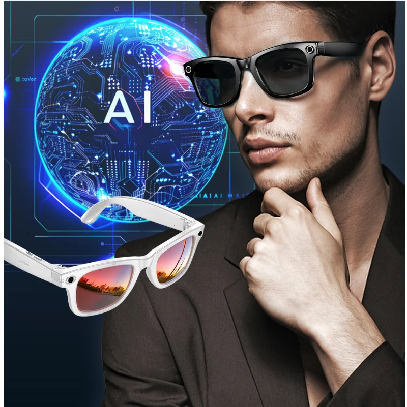Умные Bluetooth-очки W610 Ai с камерой для фотографий высокой четкости, распознавания объектов, записи видео и записи голоса
Умные Bluetooth-очки W610 Ai с камерой для фотографий высокой четкости, распознавания объектов, записи видео и записи голоса