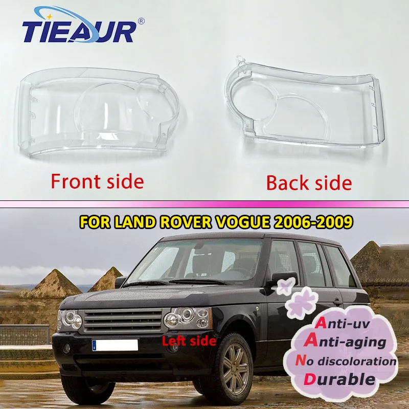 TIEAUR Headlight Lens Cover For Land Rover VOGUE 2006 2007 2008 2009 Transparent Cover Car Accessories Auto Parts Replacement
TIEAUR Headlight Lens Cover For Land Rover VOGUE 2006 2007 2008 2009 Transparent Cover Car Accessories Auto Parts Replacement