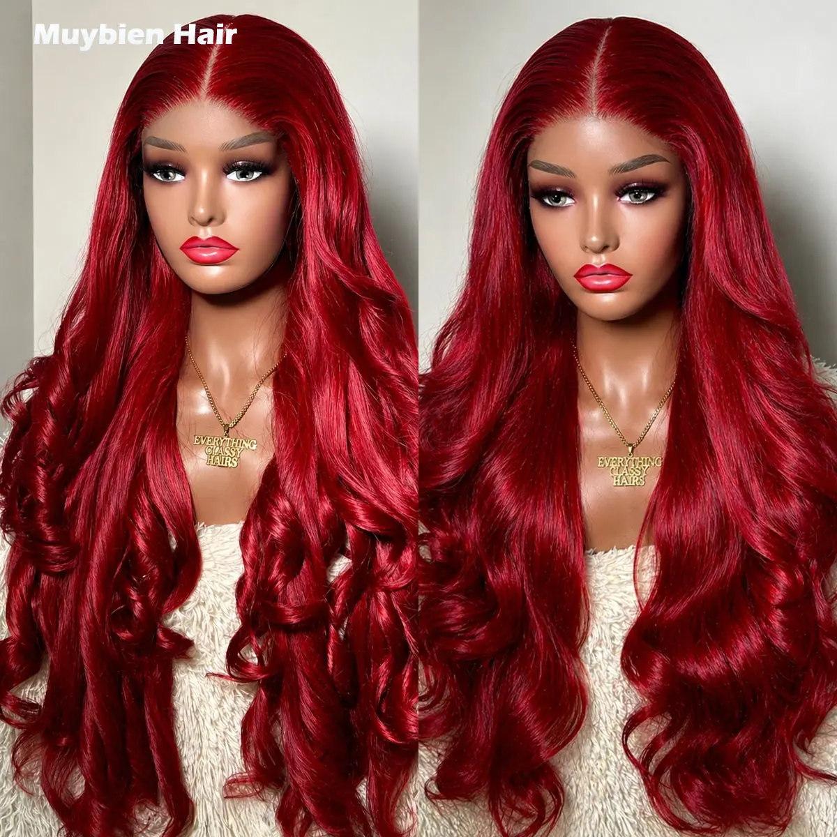 Loose Wave Red Hair Wig 13x6 Bouncy Curly Wig Human Hair 400 Density Colored Wigs for Women Drak Red Ready to Wear Glueless Wig
Loose Wave Red Hair Wig 13x6 Bouncy Curly Wig Human Hair 400 Density Colored Wigs for Women Drak Red Ready to Wear Glueless Wig
