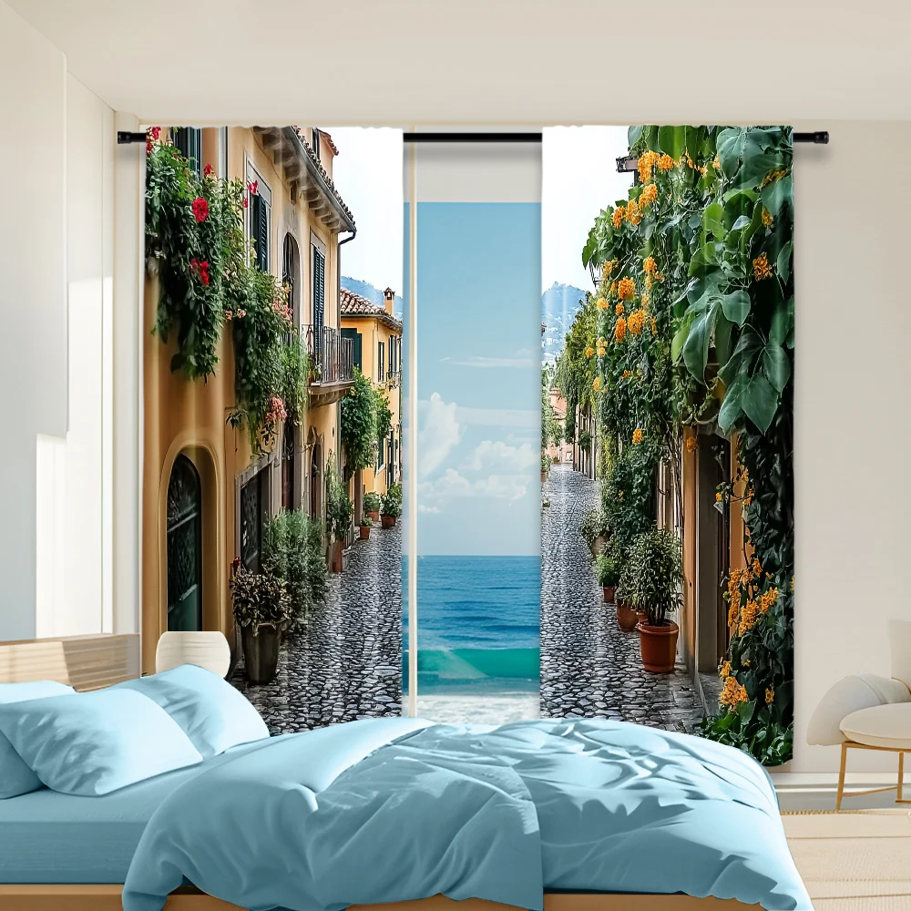 2 pcs, versatile polyester transparent curtains for home decoration European Floral for use in bedrooms and living rooms
2 pcs, versatile polyester transparent curtains for home decoration European Floral for use in bedrooms and living rooms