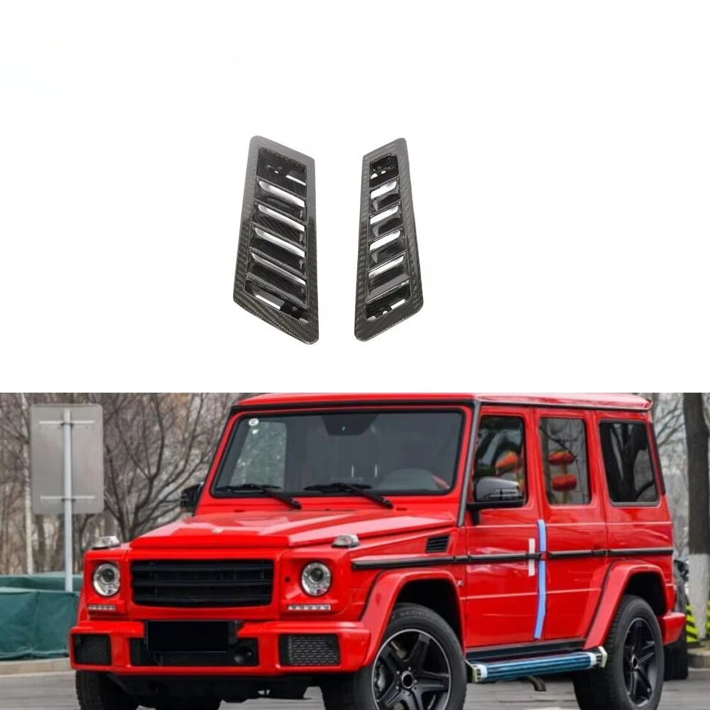 Dry Carbon Fiber Side Fender Vents for Mercedes-Benz G Class G500 G55 AMG G550 G63 AMG G65 AMG 2004-2018
Dry Carbon Fiber Side Fender Vents for Mercedes-Benz G Class G500 G55 AMG G550 G63 AMG G65 AMG 2004-2018