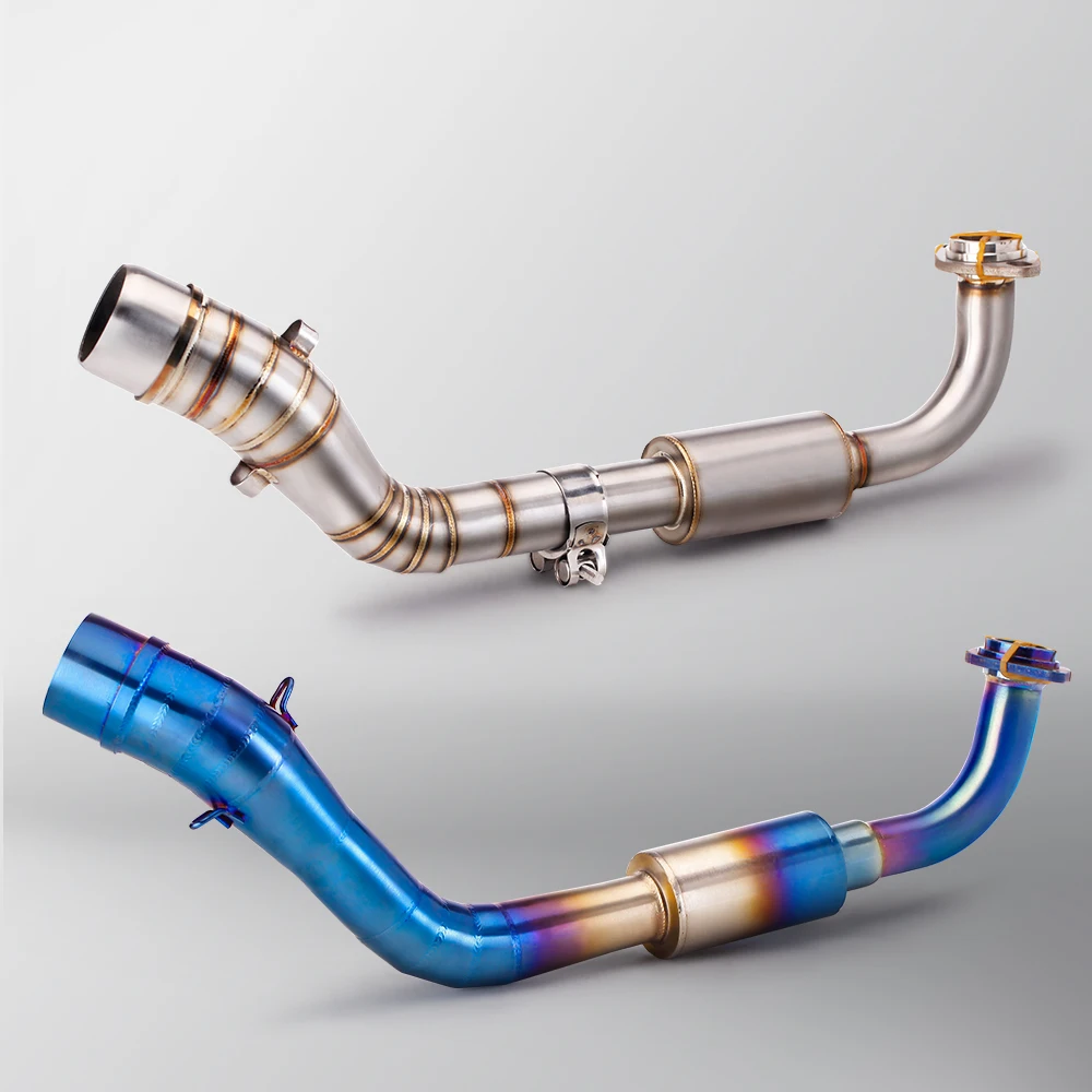 Intelligent Library Intelligent Library Motorcycle Exhaust For NMAX155 NVX155 AEROX155 Middle Pipe Stainless Steel Modified Fron
Intelligent Library Intelligent Library Motorcycle Exhaust For NMAX155 NVX155 AEROX155 Middle Pipe Stainless Steel Modified Fron