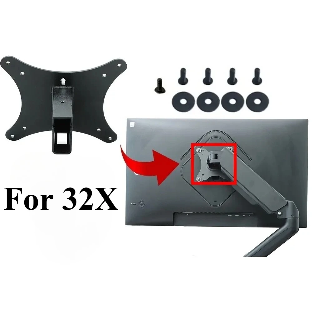 New VESA Wall Mount Adapter for HP OMEN 32X Monitor 75x75 to 100x100 Bracket Mounts to Stand / Arm / Desk Mount
New VESA Wall Mount Adapter for HP OMEN 32X Monitor 75x75 to 100x100 Bracket Mounts to Stand / Arm / Desk Mount
