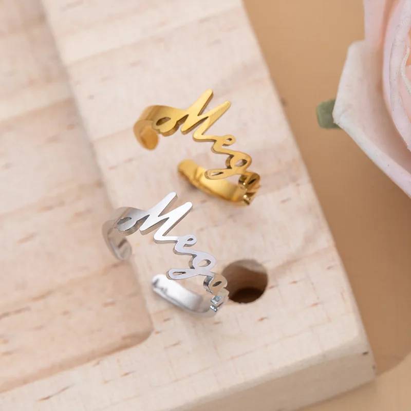 Personalized Custom Name Finger Ring For Women Men Geometry Rings Couple Family Wedding Gift Gold Color Stainless Steel Jewelry
Personalized Custom Name Finger Ring For Women Men Geometry Rings Couple Family Wedding Gift Gold Color Stainless Steel Jewelry