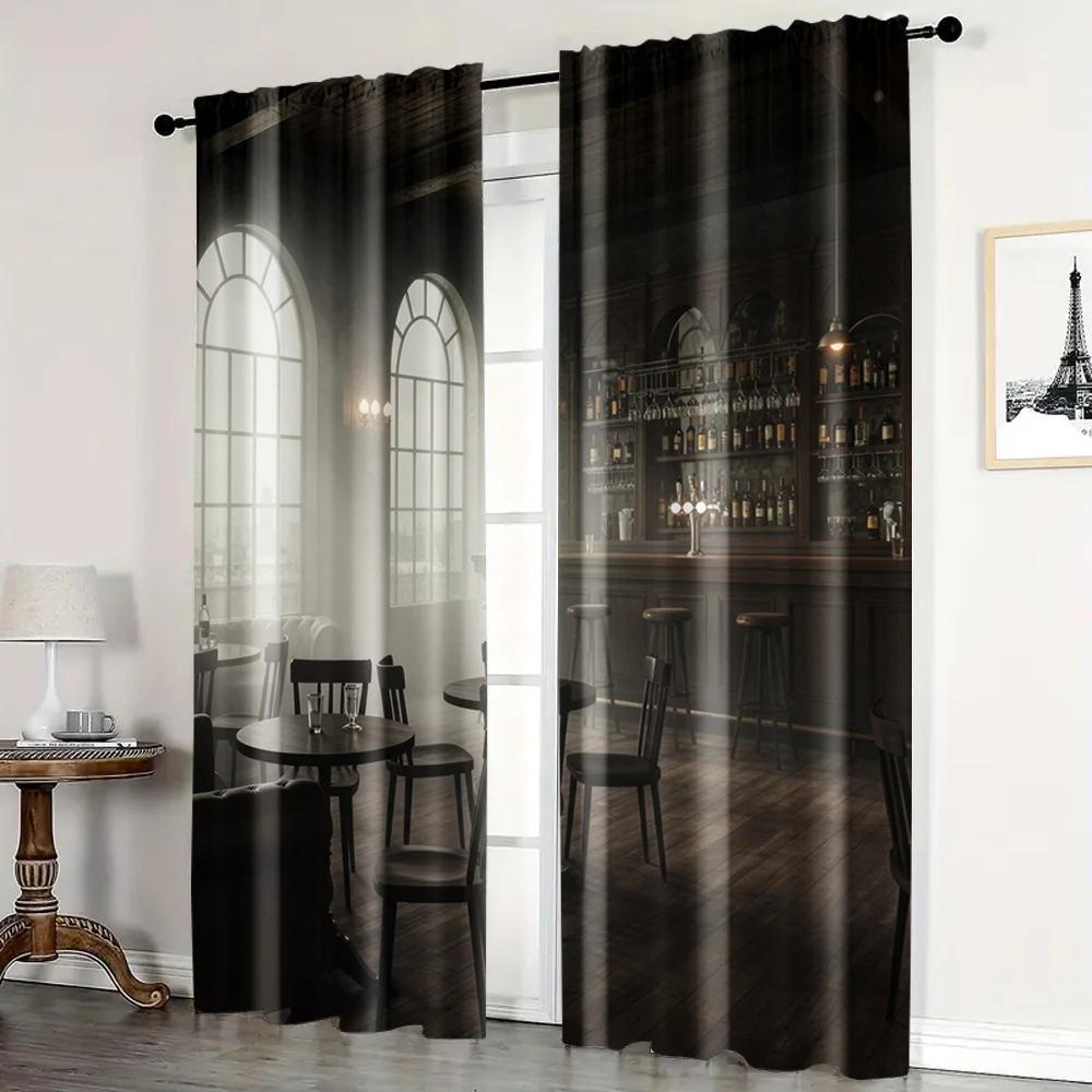 2pc, Curtains Vintage Western Bar Versatile 100% Polyester,Without Electricity Holiday Decorations Suitable for Apartment
2pc, Curtains Vintage Western Bar Versatile 100% Polyester,Without Electricity Holiday Decorations Suitable for Apartment