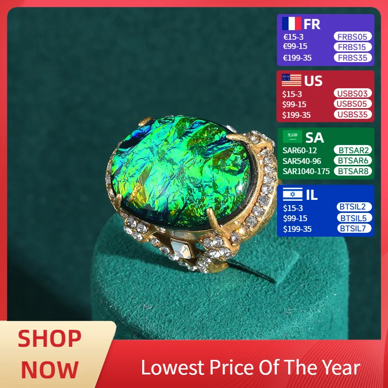 Retro Oval Vintage Emerald Green Opal Ring Natural Stone Antique Jewelry For Woman Engagement Valentine Mothers Day Gift 2025
Retro Oval Vintage Emerald Green Opal Ring Natural Stone Antique Jewelry For Woman Engagement Valentine Mothers Day Gift 2025