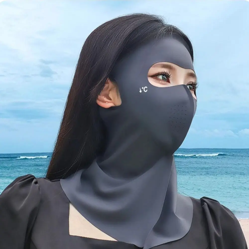 Fashion Summer Full-Face Sunscreen Veil Anti UV UPF 50+ Ice Silk Face Cover Breathable Outdoor Neck Wrap Cover Cycling
Fashion Summer Full-Face Sunscreen Veil Anti UV UPF 50+ Ice Silk Face Cover Breathable Outdoor Neck Wrap Cover Cycling