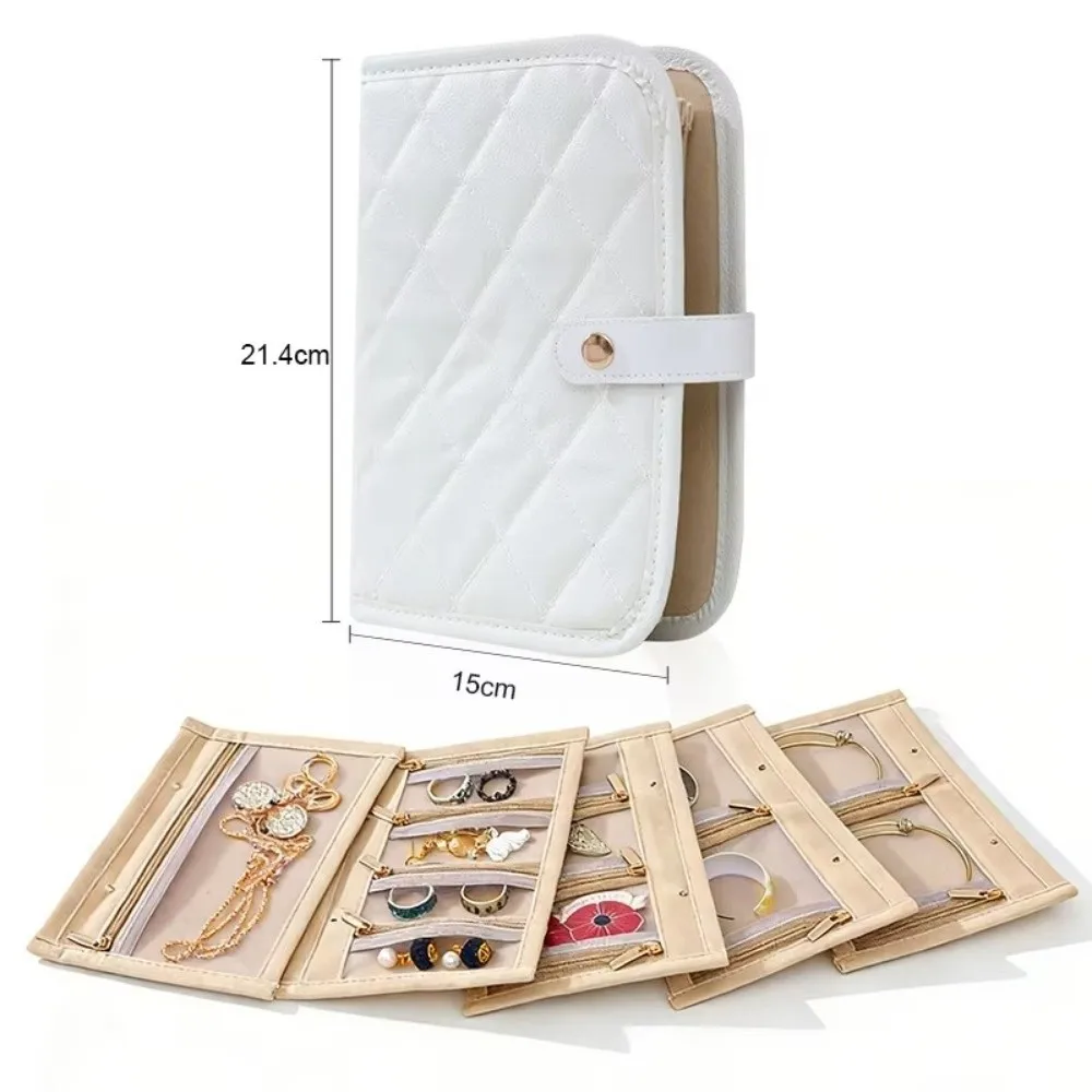 Velvet Jewelry Storage Book Transparent Zipper Pouch Luxury PU Leather Binder Storage Book Quick Release Large Capacity
Velvet Jewelry Storage Book Transparent Zipper Pouch Luxury PU Leather Binder Storage Book Quick Release Large Capacity
