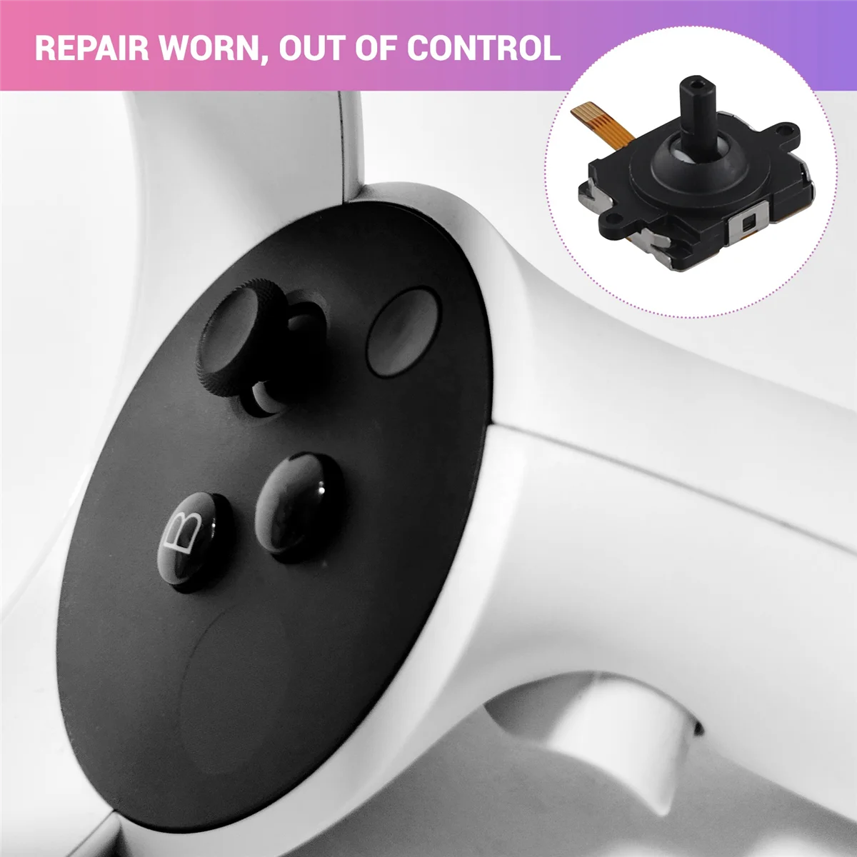 B49C2PCS 3D аналоговые джойстики для контроллера Meta Quest3 VR джойстик 3D аналоговый джойстик для Quest3
B49C2PCS 3D аналоговые джойстики для контроллера Meta Quest3 VR джойстик 3D аналоговый джойстик для Quest3