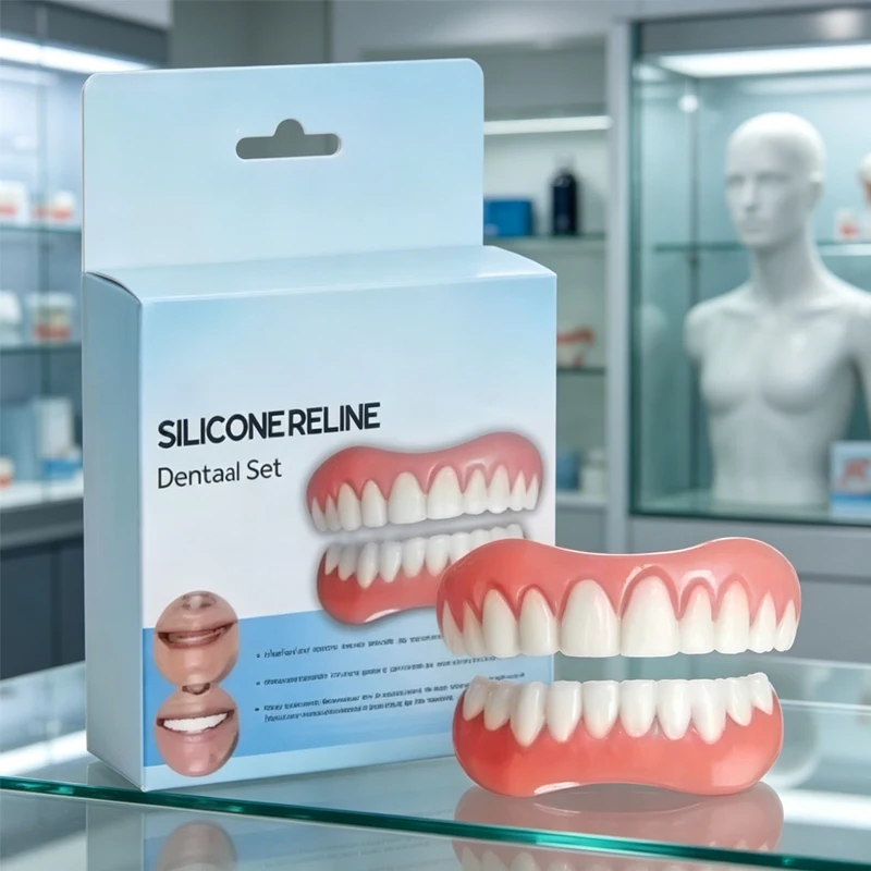 Silicone Temporary Denture Reline Material Upper & Lower Fake Tooth Fill Teeth Gap Perfect Comfort Fit CK848
Silicone Temporary Denture Reline Material Upper & Lower Fake Tooth Fill Teeth Gap Perfect Comfort Fit CK848