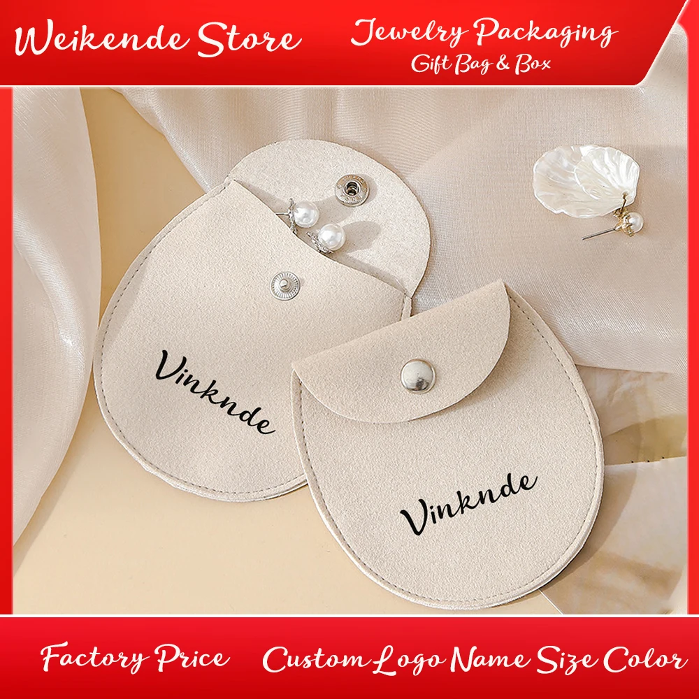 New Bulk Personalized Logo Suede Bags with Gold Snap Button round Bottom Customizable Jewelry Gift Pouches for Wedding Cosmetics
New Bulk Personalized Logo Suede Bags with Gold Snap Button round Bottom Customizable Jewelry Gift Pouches for Wedding Cosmetics