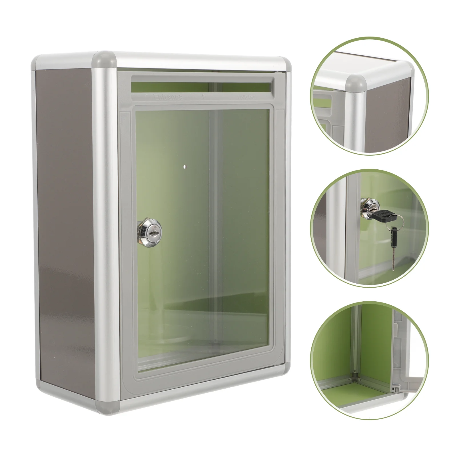 1pc Acrylic Letter Box Suggestion Box Complaint Box Lucency Small Size for Office Home creative post box
1pc Acrylic Letter Box Suggestion Box Complaint Box Lucency Small Size for Office Home creative post box