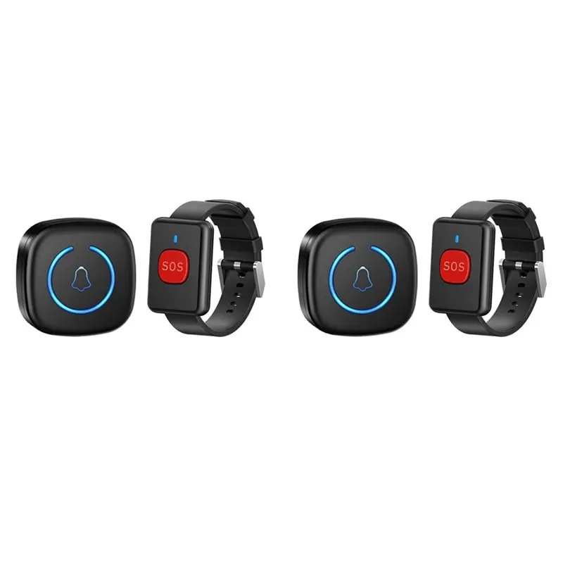 【CYBER MONDAY】2X Wireless Watch Button Pager Emergency SOS Pager Emergency Call Button US Plug Black
【CYBER MONDAY】2X Wireless Watch Button Pager Emergency SOS Pager Emergency Call Button US Plug Black