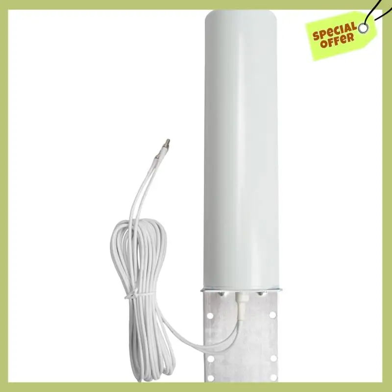 Усовершенствованная Wi-Fi антенна 4G LTE SMA 12Dbi Omni Antenna Male 5M Dual Cable 2,4 ГГц для маршрутизаторов B315 E8372 E3372 ZTE
Усовершенствованная Wi-Fi антенна 4G LTE SMA 12Dbi Omni Antenna Male 5M Dual Cable 2,4 ГГц для маршрутизаторов B315 E8372 E3372 ZTE