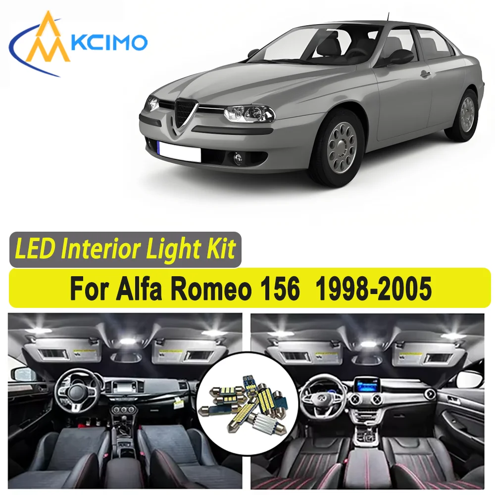 Kcimo LED For Alfa Romeo 156 (1998-2005) Premium Bright LED Interior Dome Map Trunk Light Kit Car Led Lamps New Car LED Lights
Kcimo LED For Alfa Romeo 156 (1998-2005) Premium Bright LED Interior Dome Map Trunk Light Kit Car Led Lamps New Car LED Lights