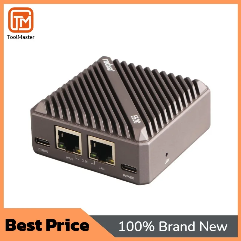 【Hot Sale】Radxa E52C, 6-core CPU, Dual 2.5 Gigabit Ethernet, CNC Aluminum Alloy Case, 5TOPs NPU
【Hot Sale】Radxa E52C, 6-core CPU, Dual 2.5 Gigabit Ethernet, CNC Aluminum Alloy Case, 5TOPs NPU