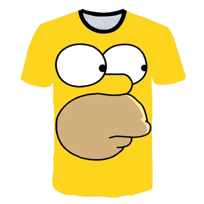 Disney Cartoon The Simpsons Family Short Sleeve Casual Style 3D Print Children's T-shirt Summer Casual Round Collar Tops
Disney Cartoon The Simpsons Family Short Sleeve Casual Style 3D Print Children's T-shirt Summer Casual Round Collar Tops