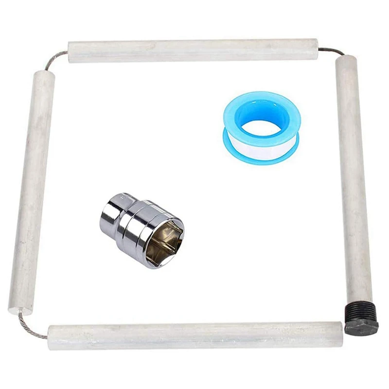 2X RV Water Heater Magnesium- Flexible Anode Rod 3/4 NPT Threaded Belt Hex Sleeve Tool Water Heater Anode Magnesium- Rod
2X RV Water Heater Magnesium- Flexible Anode Rod 3/4 NPT Threaded Belt Hex Sleeve Tool Water Heater Anode Magnesium- Rod
