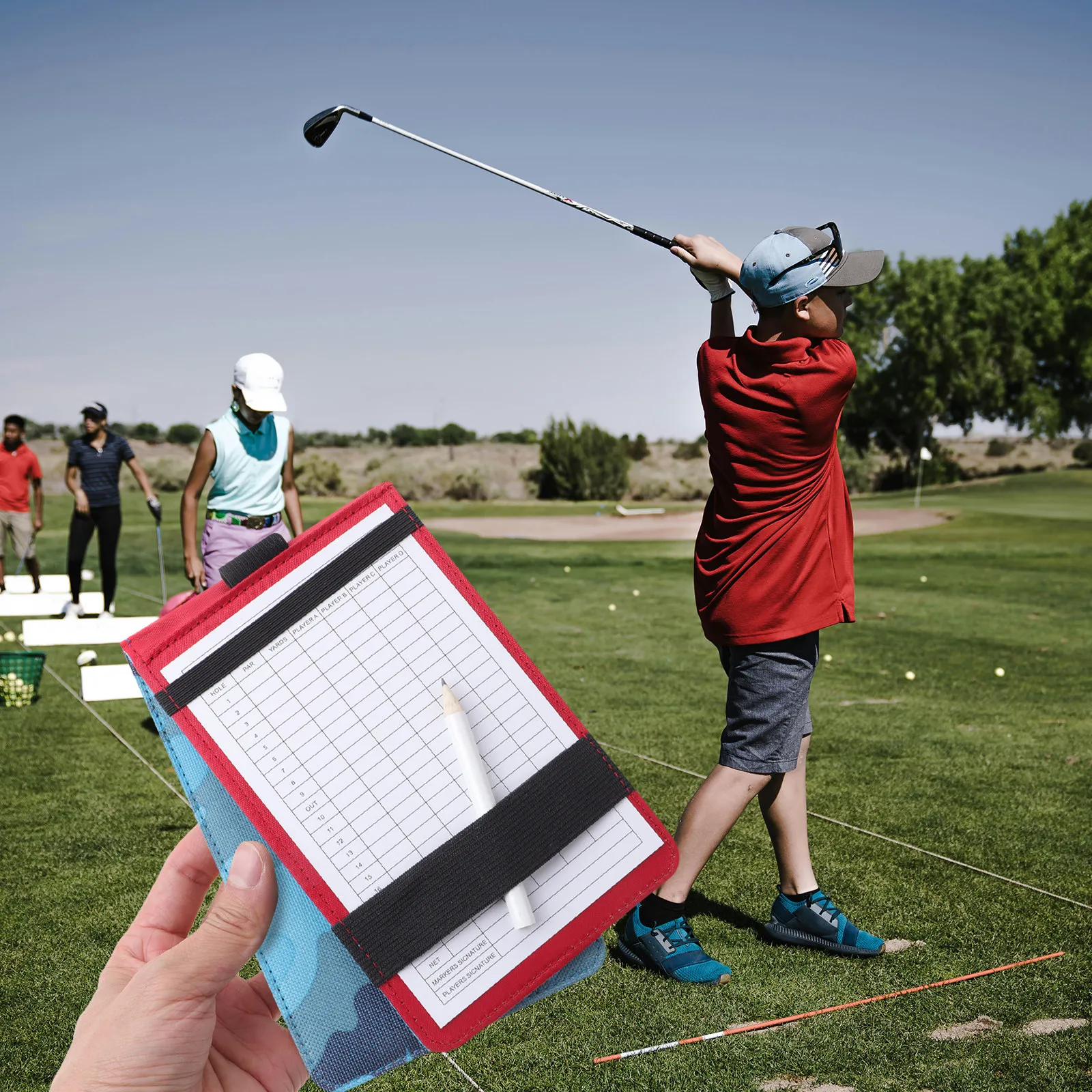 Elegant Golf Scorebook Oxford Cloth Exterior Paper Interior Portable Score Keeping Book Sweat Scratch Resistant Golfing
Elegant Golf Scorebook Oxford Cloth Exterior Paper Interior Portable Score Keeping Book Sweat Scratch Resistant Golfing