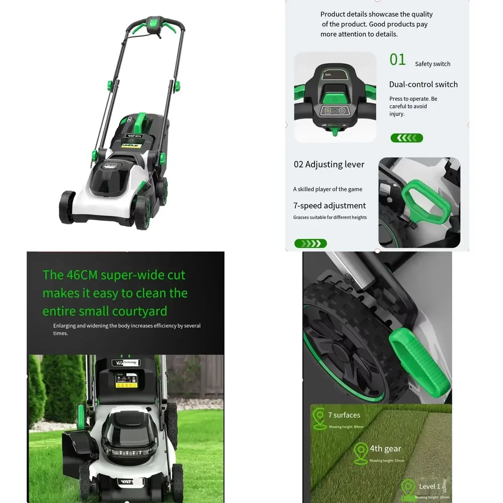 Push-type 4-stroke Petrol Lawn Mower for Stadiums, Gardens and Sports Fields
Push-type 4-stroke Petrol Lawn Mower for Stadiums, Gardens and Sports Fields
