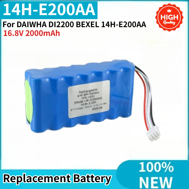 14H-E200AA High Quality Battery 16.8V 2000mAh For DAIWHA DI2200 BEXEL 14H-E200AA Brand New Replacement Battery
14H-E200AA High Quality Battery 16.8V 2000mAh For DAIWHA DI2200 BEXEL 14H-E200AA Brand New Replacement Battery