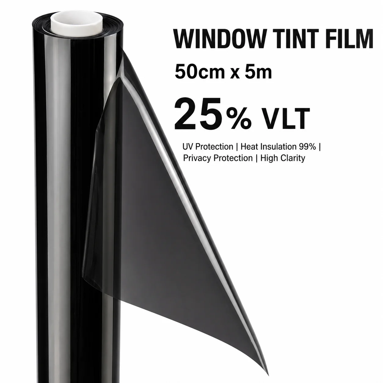 25% VLT Medium Smoke Nano Ceramic Car Window Tint Film 50cmX500cm Weather Resistant Nano Ceramic Peel Drape Professional Roll UV
25% VLT Medium Smoke Nano Ceramic Car Window Tint Film 50cmX500cm Weather Resistant Nano Ceramic Peel Drape Professional Roll UV