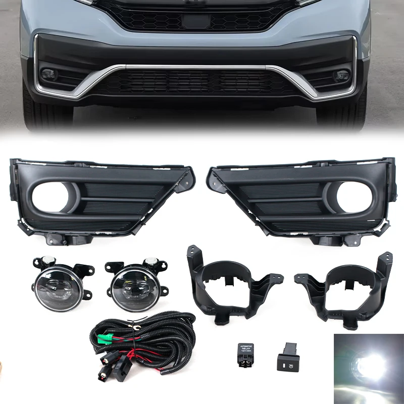 LED Fog Light Headlight For Honda CRV CR-V 2020 2021 2022 Fog Lamp Cover Grill Frame Foglights Driving Lamp 1 Set 71106-TLZ-H51
LED Fog Light Headlight For Honda CRV CR-V 2020 2021 2022 Fog Lamp Cover Grill Frame Foglights Driving Lamp 1 Set 71106-TLZ-H51