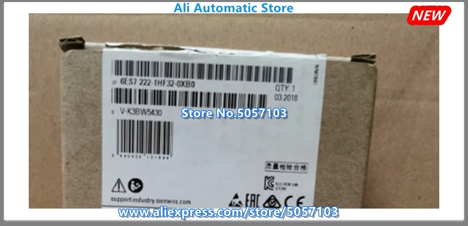6ES7 222-1HF32-0XB0 SM1222 PLC Module 6ES7222 New Boxed
6ES7 222-1HF32-0XB0 SM1222 PLC Module 6ES7222 New Boxed