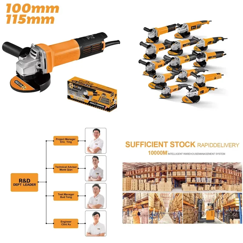 【CHIMU HOME】 100mm 115mm 125mm Angle Grinder 8500 RPM Electric Power Tool for Metal Cutting and Grinding
【CHIMU HOME】 100mm 115mm 125mm Angle Grinder 8500 RPM Electric Power Tool for Metal Cutting and Grinding