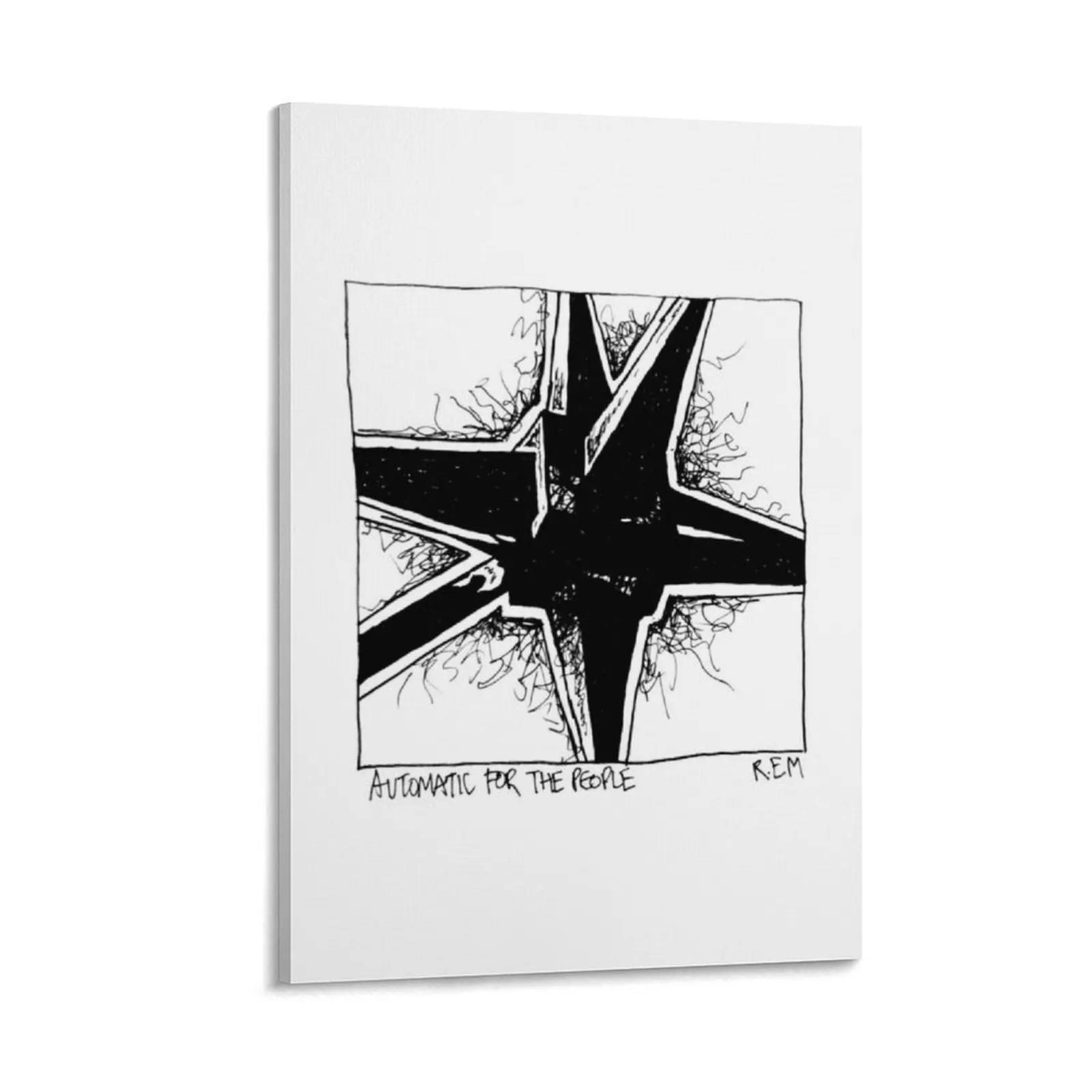 Automatic For The People Black Canvas Painting room decors aesthetic bedroom decor modern home decoration
Automatic For The People Black Canvas Painting room decors aesthetic bedroom decor modern home decoration