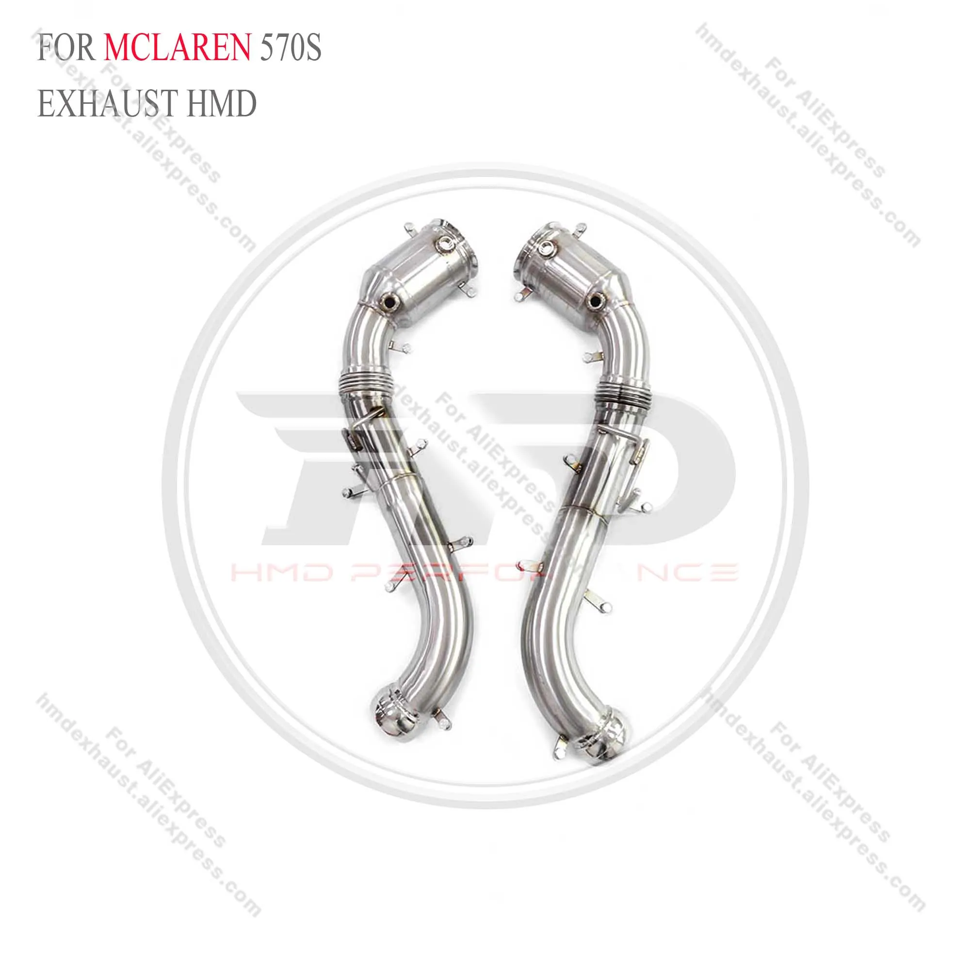 High Quality Downpipe For Mclaren 570S 76mm Stainless Steel Exhaust System Racing Pipe High Flow Performance HMD
High Quality Downpipe For Mclaren 570S 76mm Stainless Steel Exhaust System Racing Pipe High Flow Performance HMD