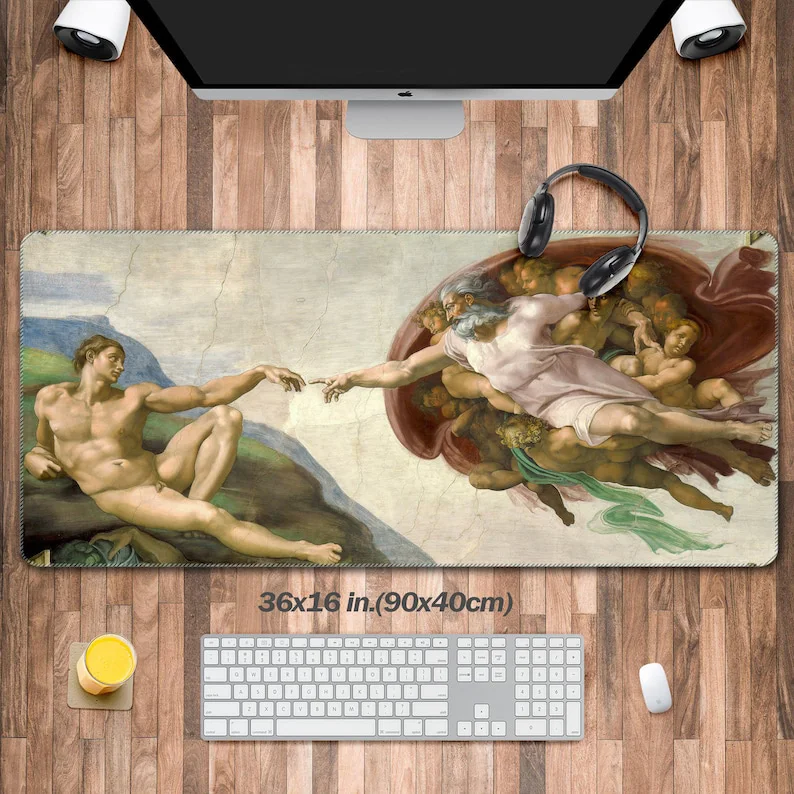 God Religion Christian Pattern Mouse Pad, XXL God Pattern Style Table Pad,900×400mm Large Table Mat Aesthetic Gift for Believers
God Religion Christian Pattern Mouse Pad, XXL God Pattern Style Table Pad,900×400mm Large Table Mat Aesthetic Gift for Believers