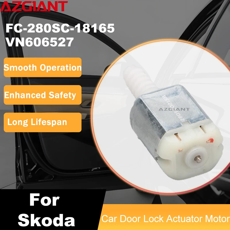 AZGIANT Car Door lock with adjusting motor FC-280SC-18165 VN606527 For VW Golf/Jetta Ⅵ/T-Cross/Nivus MK1 Carbon Brush Holder
AZGIANT Car Door lock with adjusting motor FC-280SC-18165 VN606527 For VW Golf/Jetta Ⅵ/T-Cross/Nivus MK1 Carbon Brush Holder