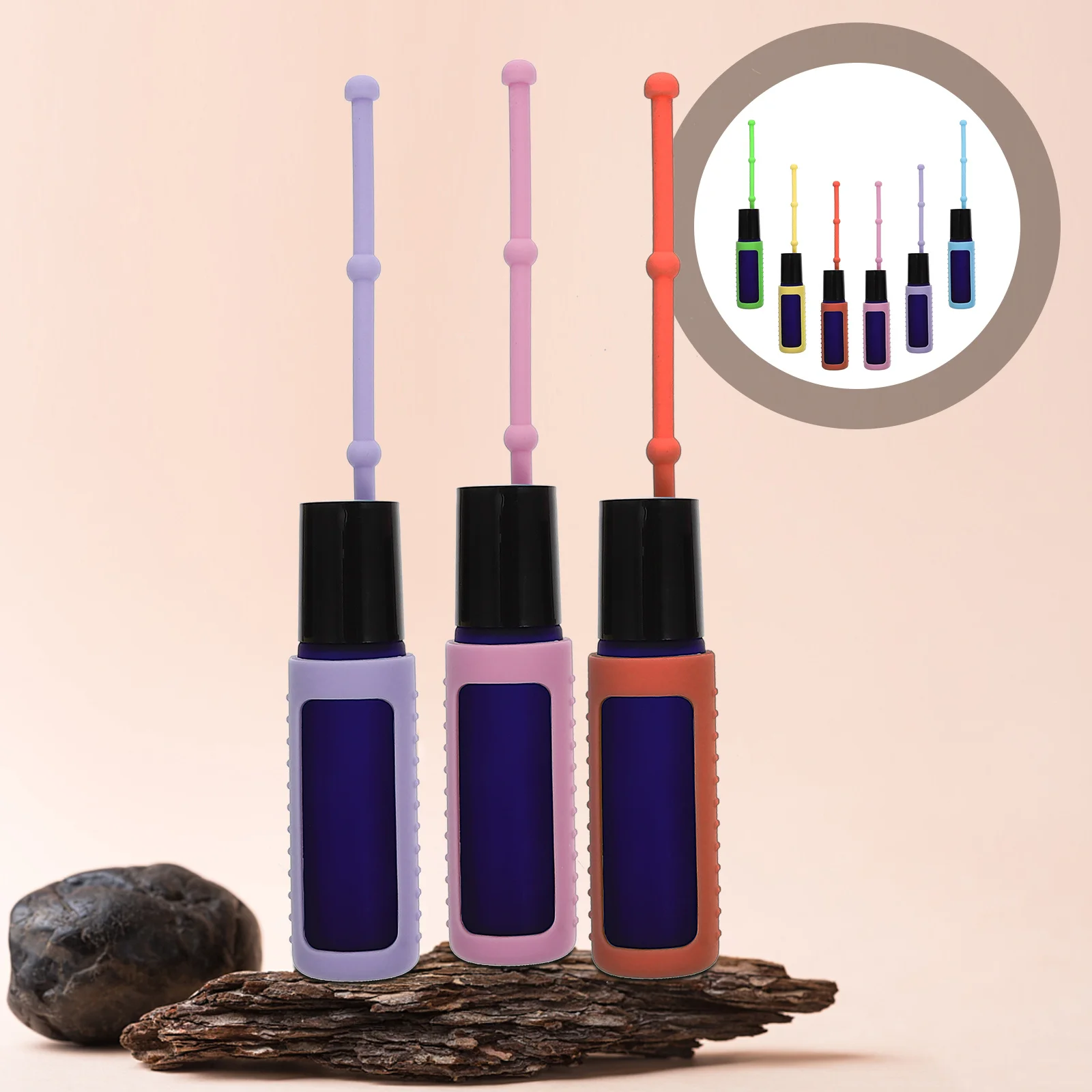 1Set Matte Finish Roll on Bottle Thick Glass Stainless Steel Silicone Sleeve Leak Proof Shock Resistant for Essential Oil
1Set Matte Finish Roll on Bottle Thick Glass Stainless Steel Silicone Sleeve Leak Proof Shock Resistant for Essential Oil