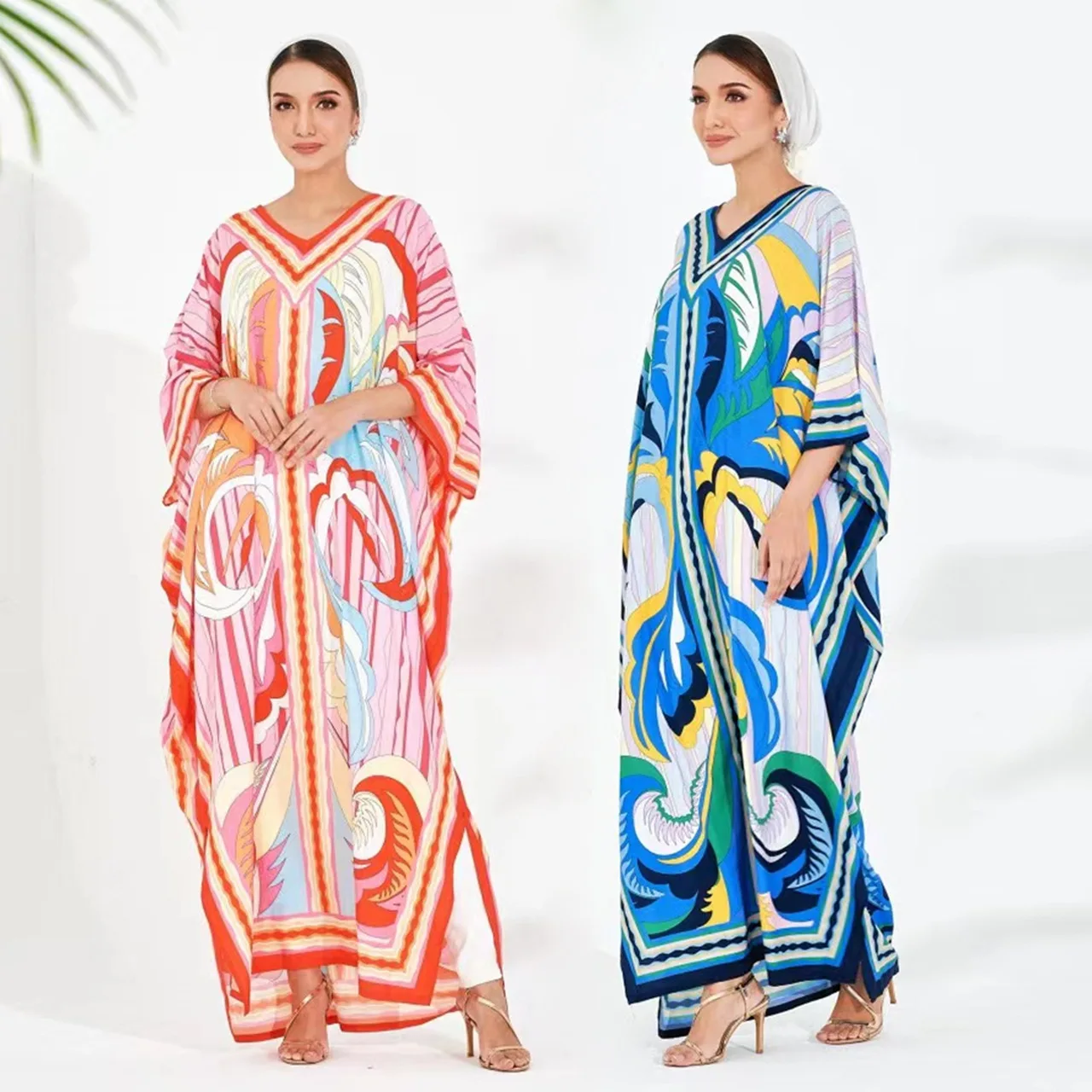 M192#2025 Summer Muslim Women's Printed Beach Skirt Indonesian Dress Long Dress Robe Abaya Ramadan Dubai Luxury Islam Elegant
M192#2025 Summer Muslim Women's Printed Beach Skirt Indonesian Dress Long Dress Robe Abaya Ramadan Dubai Luxury Islam Elegant