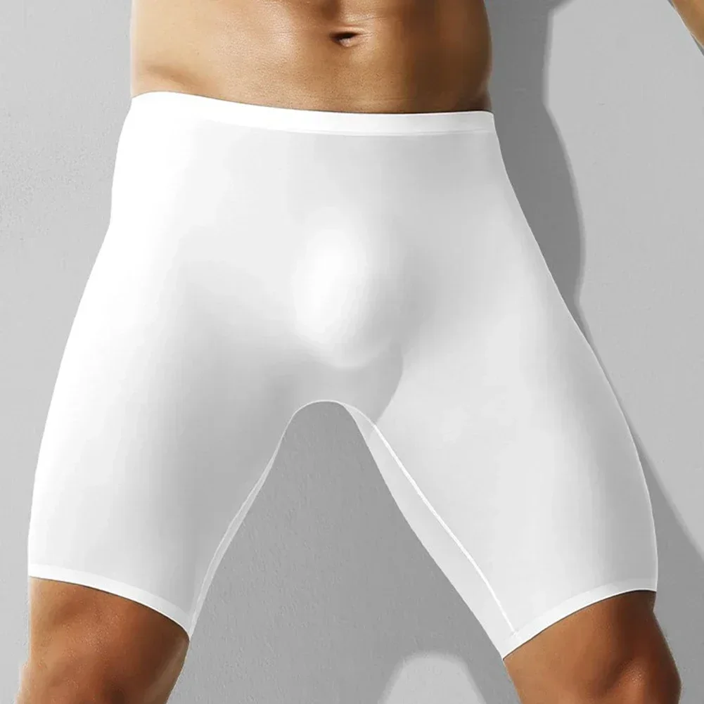 Men's Ice Silk Thin Underwear Long Leg Boxers Shorts Trunks Sports Fitness Shorts Sexy Man Comfortable Elastic Panties
Men's Ice Silk Thin Underwear Long Leg Boxers Shorts Trunks Sports Fitness Shorts Sexy Man Comfortable Elastic Panties