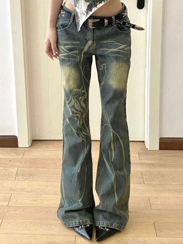 Autumn French Vintage Flare Jeans Women American Style Old Washed Denim Pants Female Korea Fashion Straight Retro Jeans 2023 New
Autumn French Vintage Flare Jeans Women American Style Old Washed Denim Pants Female Korea Fashion Straight Retro Jeans 2023 New