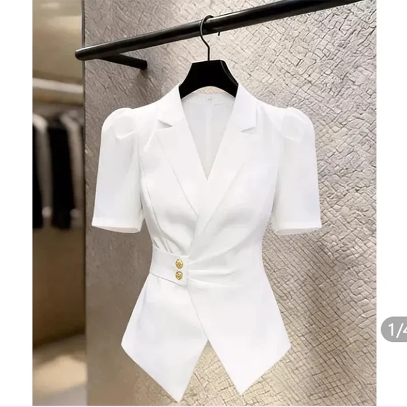 Elegant Luxury Women's Shirt Summer 2026 New Fashion Short Sleeve plus Size Top Stylish Sophisticated Lightweight Upperwear
Elegant Luxury Women's Shirt Summer 2026 New Fashion Short Sleeve plus Size Top Stylish Sophisticated Lightweight Upperwear