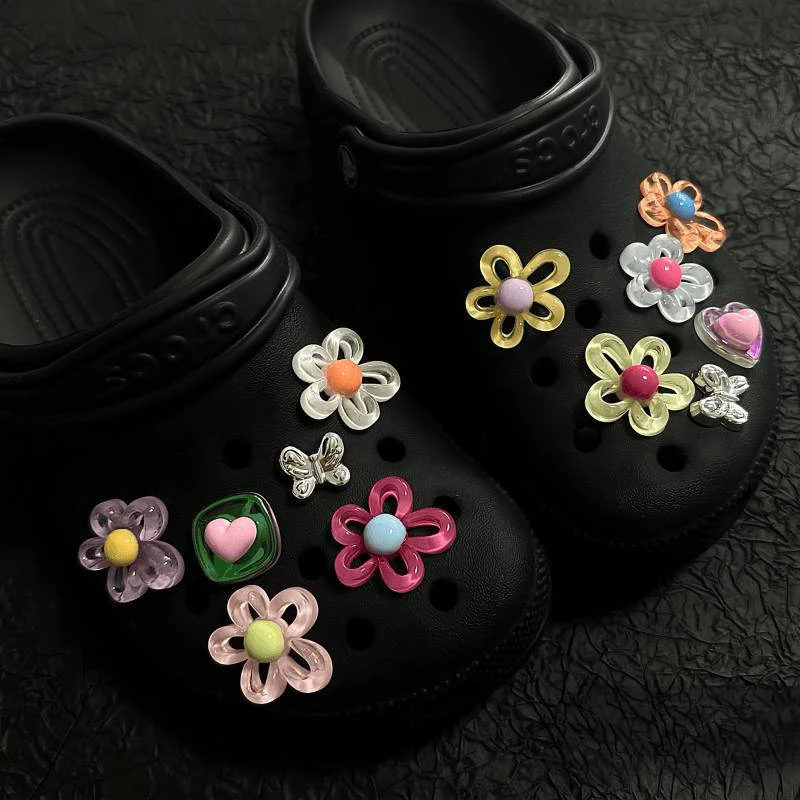 YNPO Fashion Jelly Flowers Clogs Shoe Decorations Sets Diy Hearts Butterfly Decoration Buckle 2026 New Shoe Charm Accessories
YNPO Fashion Jelly Flowers Clogs Shoe Decorations Sets Diy Hearts Butterfly Decoration Buckle 2026 New Shoe Charm Accessories
