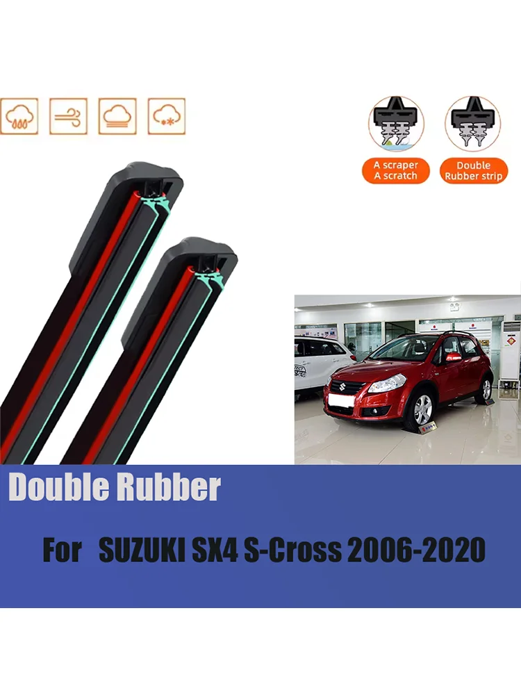 Car Wiper For SUZUKI SX4 S-Cross 2006-2020 Front Wiper Blades Brushes Cutter Auto Accessories 2017 2018 2019
Car Wiper For SUZUKI SX4 S-Cross 2006-2020 Front Wiper Blades Brushes Cutter Auto Accessories 2017 2018 2019