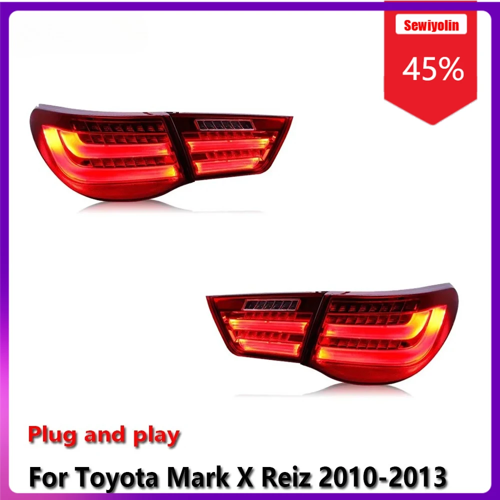 Автомобильные светодиодные фонари Sewiyolin в сборе для Toyota Mark X Reiz 2010-2013, авто противотуманные DRL, стоп-сигнал, указатель поворота Plug and Play
Автомобильные светодиодные фонари Sewiyolin в сборе для Toyota Mark X Reiz 2010-2013, авто противотуманные DRL, стоп-сигнал, указатель поворота Plug and Play