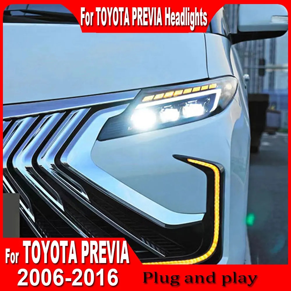 HeadLamps For Toyota Previa 2006 2007 2008 2009 2010 2011 2012 2013 2014 2015 2016 Headlights Assembly Sequential Turn Signal
HeadLamps For Toyota Previa 2006 2007 2008 2009 2010 2011 2012 2013 2014 2015 2016 Headlights Assembly Sequential Turn Signal