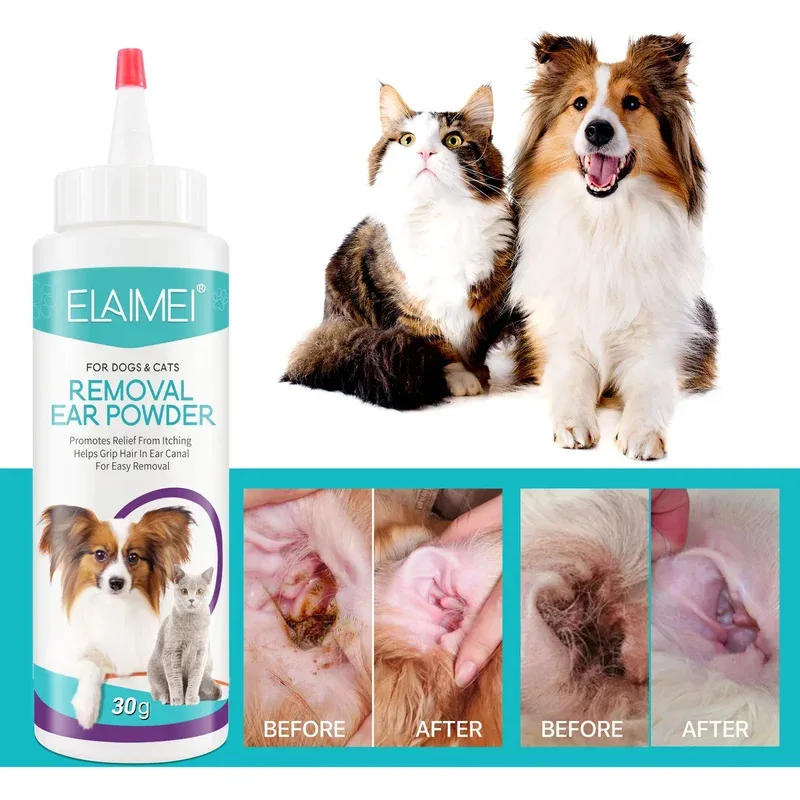 30g Pet Ear Powder for Dogs Cats, Ear Plucking Grooming Powder Helps Absorb Moisture Odor, Easy Grip Hair Removal, Ear Care
30g Pet Ear Powder for Dogs Cats, Ear Plucking Grooming Powder Helps Absorb Moisture Odor, Easy Grip Hair Removal, Ear Care