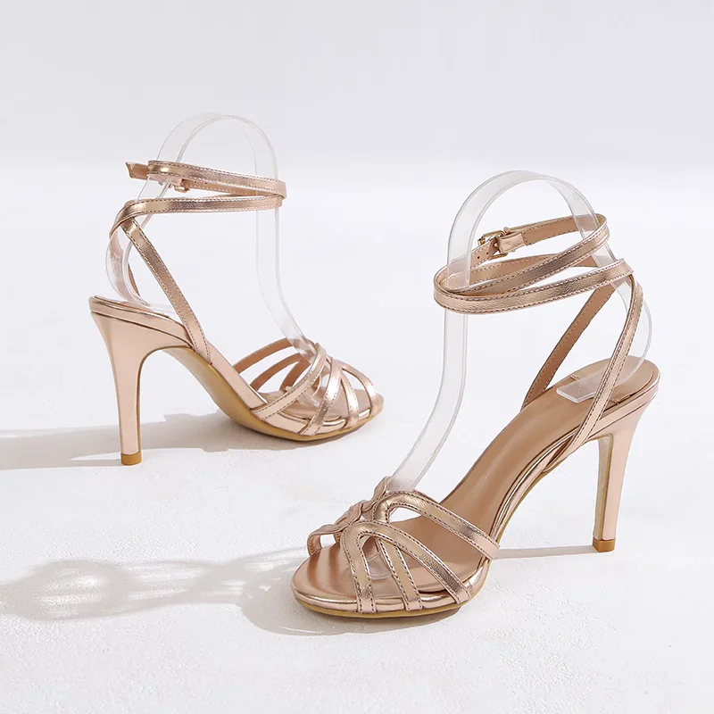 New Cross Buckle Strap Hollow High Heels Summer Open Toe Stiletto Buckle Strap Sandals Fashionable Breathable Dress Women Shoes
New Cross Buckle Strap Hollow High Heels Summer Open Toe Stiletto Buckle Strap Sandals Fashionable Breathable Dress Women Shoes