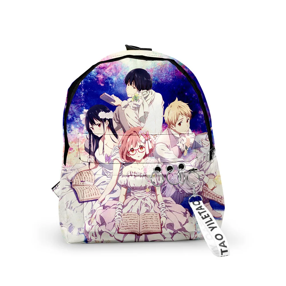 Модные рюкзаки Beyond the Boundary для мальчиков и девочек, школьные сумки с 3D принтом, брелки, оксфордские водонепроницаемые милые маленькие рюкзаки
Модные рюкзаки Beyond the Boundary для мальчиков и девочек, школьные сумки с 3D принтом, брелки, оксфордские водонепроницаемые милые маленькие рюкзаки
