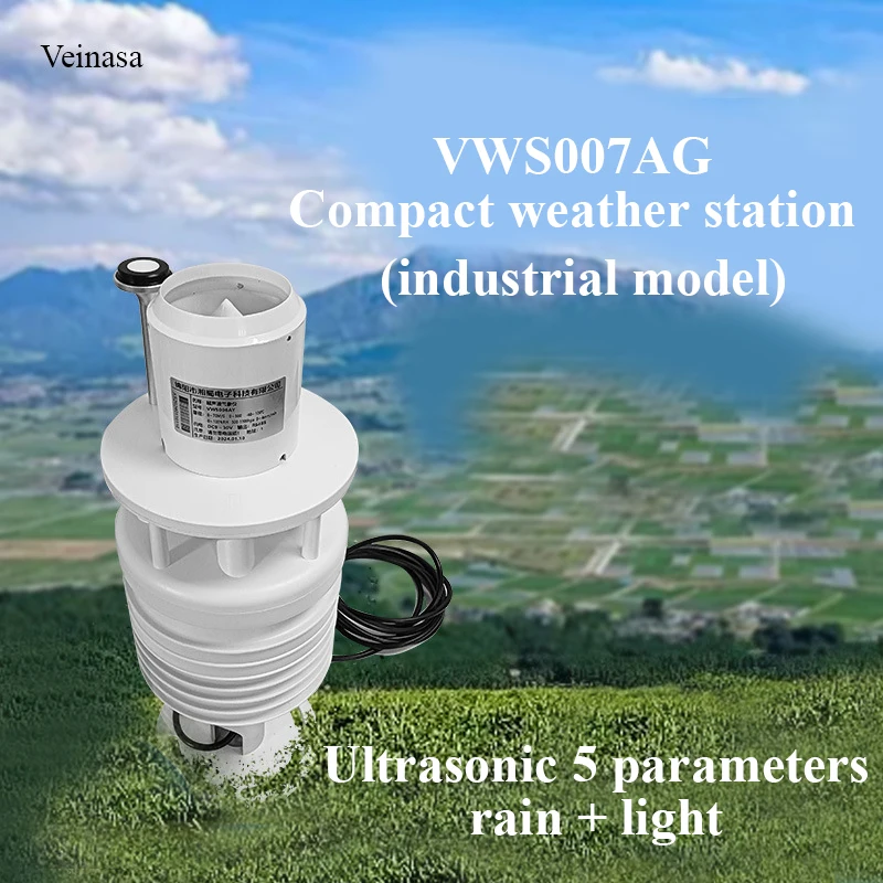 VWS007AG Ultrasonic Weather Instrument Air Quality Sensor Sound Level Sensor Ultrasonic Wind Sensor Environmental Monitoring
VWS007AG Ultrasonic Weather Instrument Air Quality Sensor Sound Level Sensor Ultrasonic Wind Sensor Environmental Monitoring