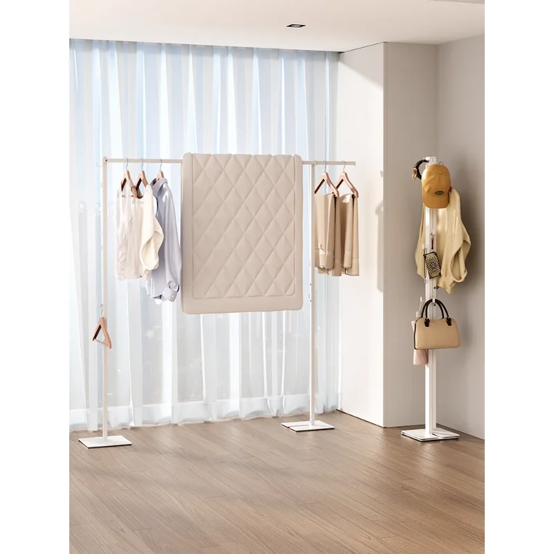 Folding drying rack Home balcony drying quilt drying rod Indoor coat rack Multifunctional simple floor hanging rack
Folding drying rack Home balcony drying quilt drying rod Indoor coat rack Multifunctional simple floor hanging rack